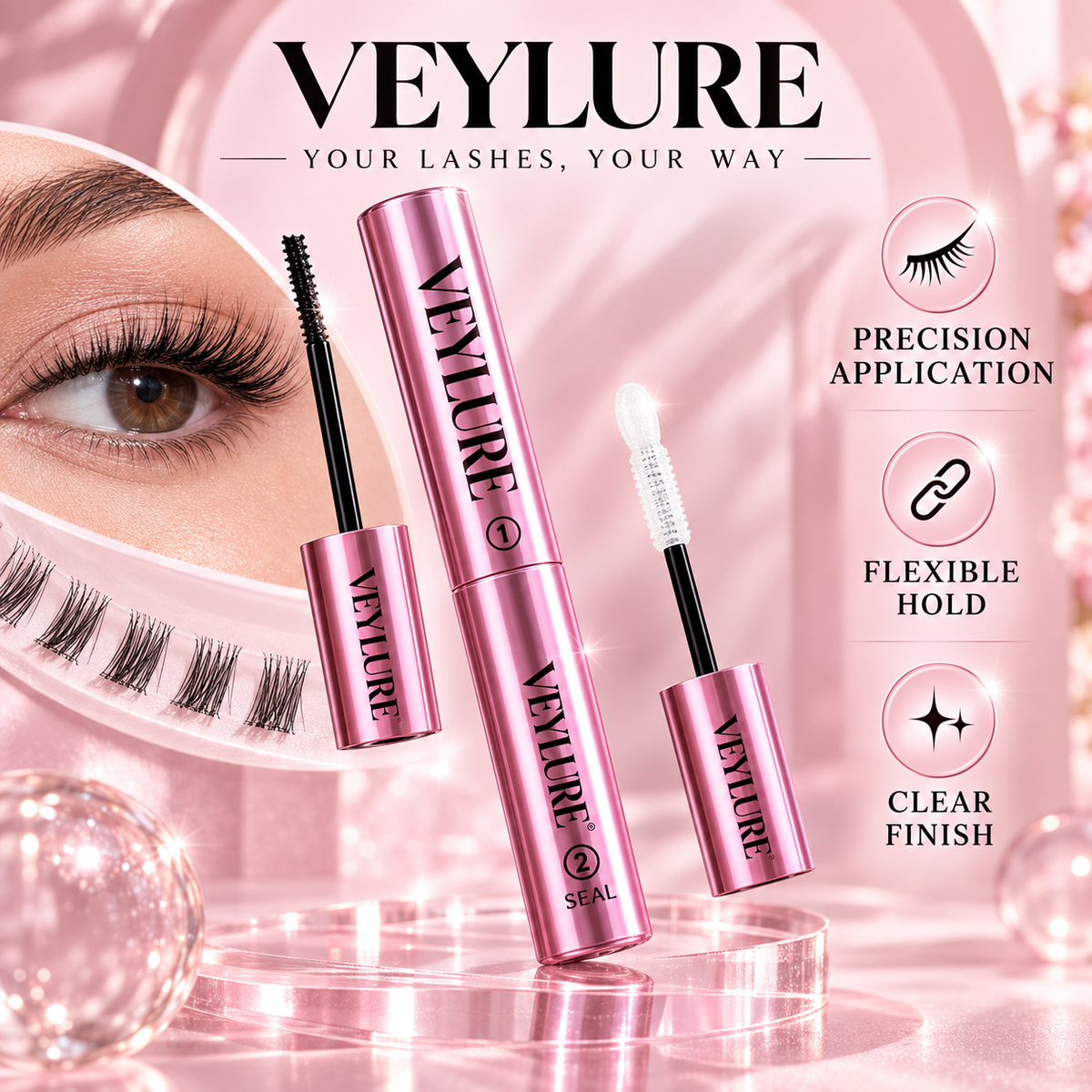 Veylure Bond & Seal 2-in-1 Cluster Lash Adhesive